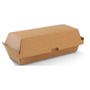 Hot Dog Box (209 x 70 x 77 mm) (Brown Corrugated)