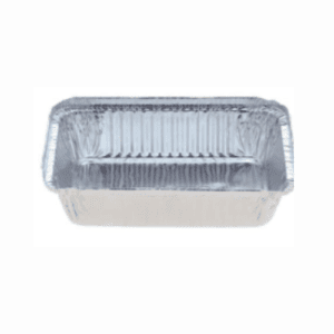 Foil Shallow Takeaway Tray (560ml) (184x106x38mm)