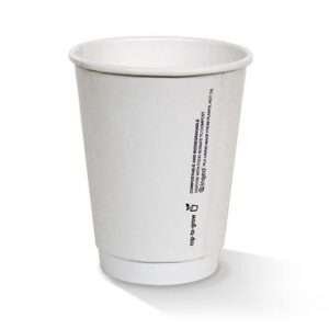 12oz dw white plain 90 mm cup