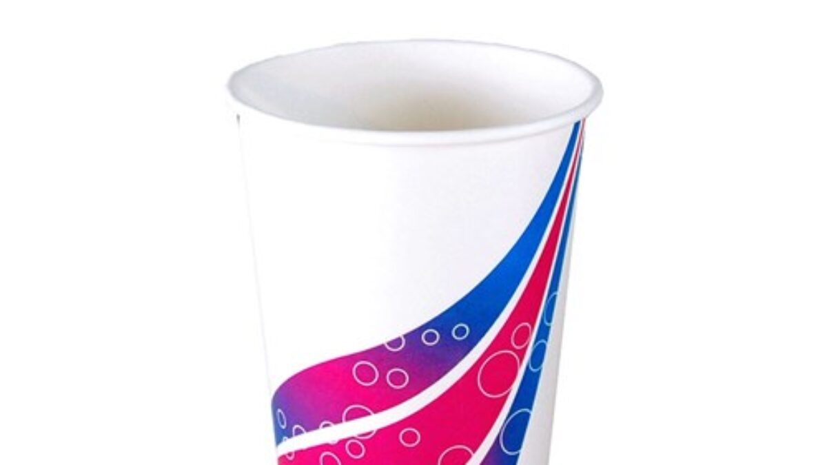 Milkshake Paper Cold Cup medium 400ml 16oz Retro