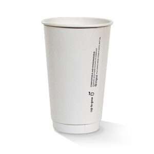16oz dw white plain 90 mm cup