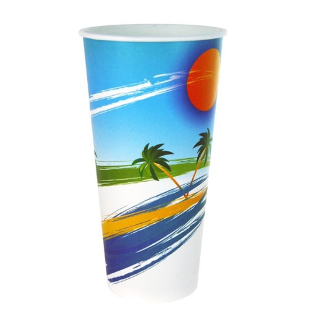 22oz Stripled Paper Milkshake Cup, Cups Paper Milkshake